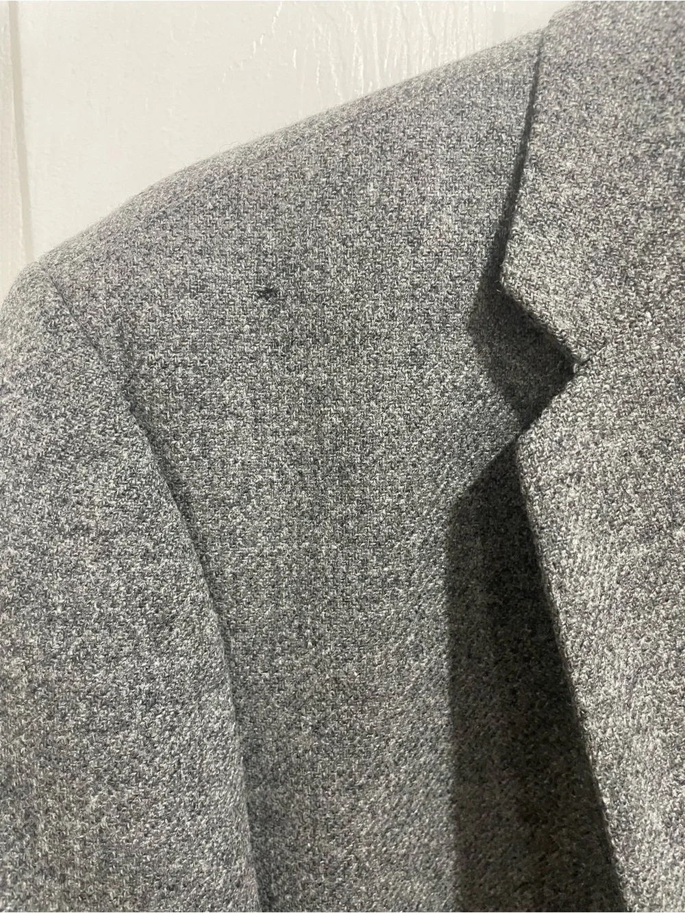 J. Crew Ludlow gray wool jacket FLAWED size 44r